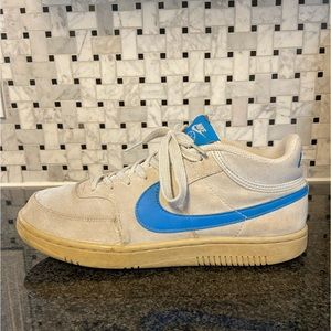 Nike grey fog sky force skateboarding shoe